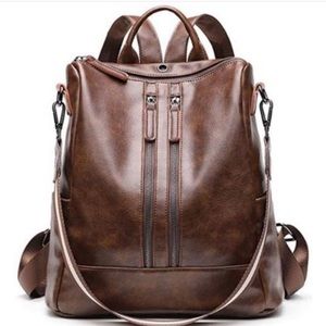 High Quality Leather Convertible 3-Way Bag